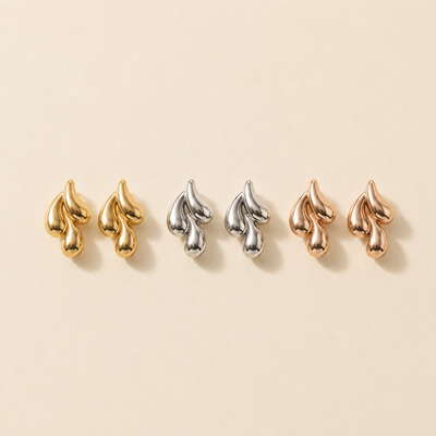 Tri-Fluid Liquid Droplet Stud Set